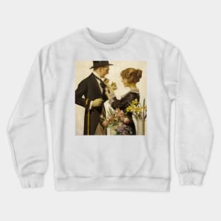 The Florist, 1920 Joseph Christian Leyendecker Crewneck Sweatshirt